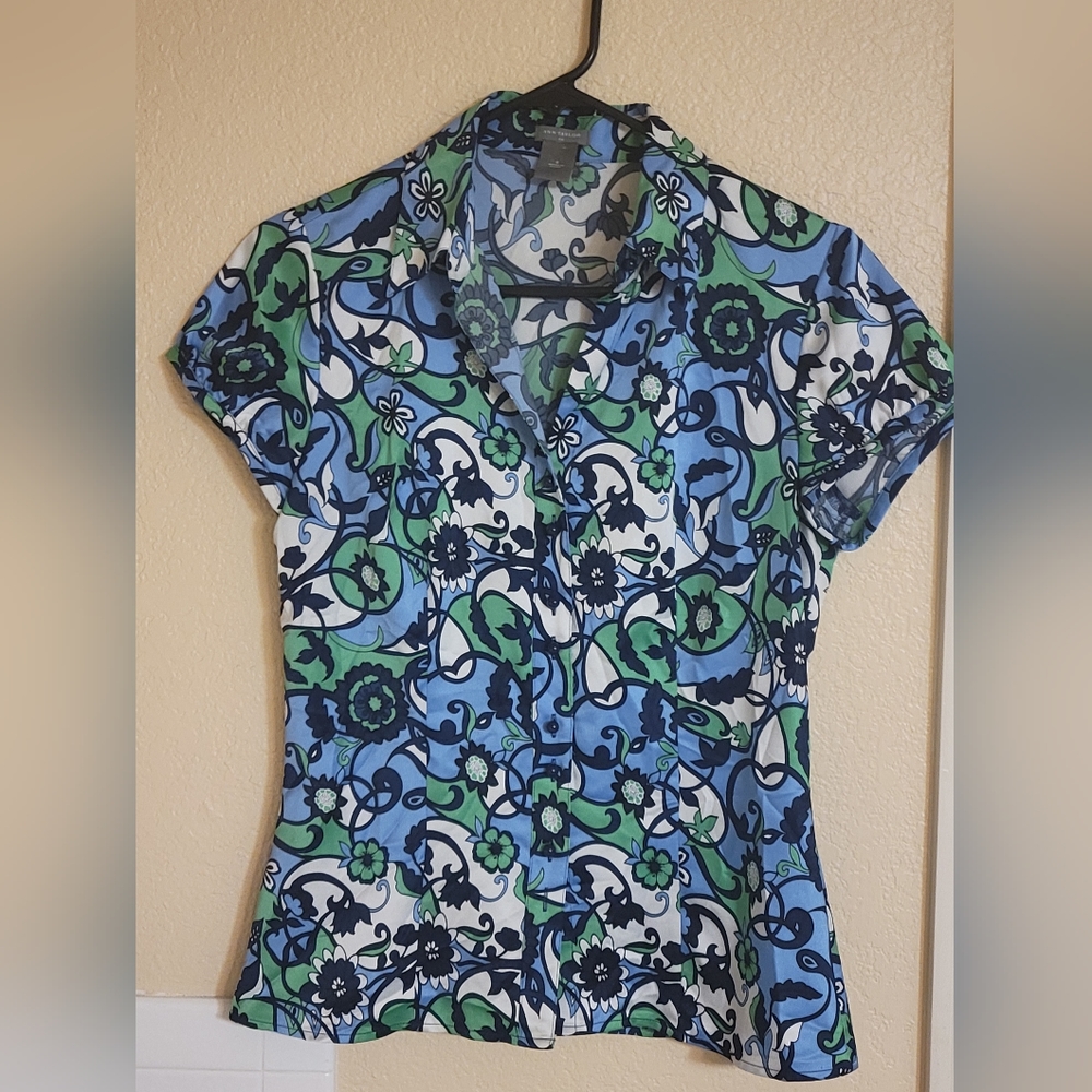 Ann Taylor button front top